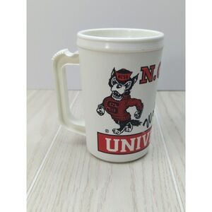 NC State Wolfpack insulate hot cold mug 22oz vintage no lid
